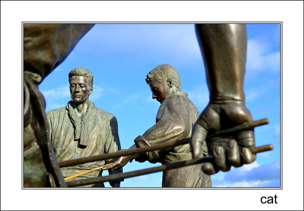 Meadowhall Steelworkers Sculpture